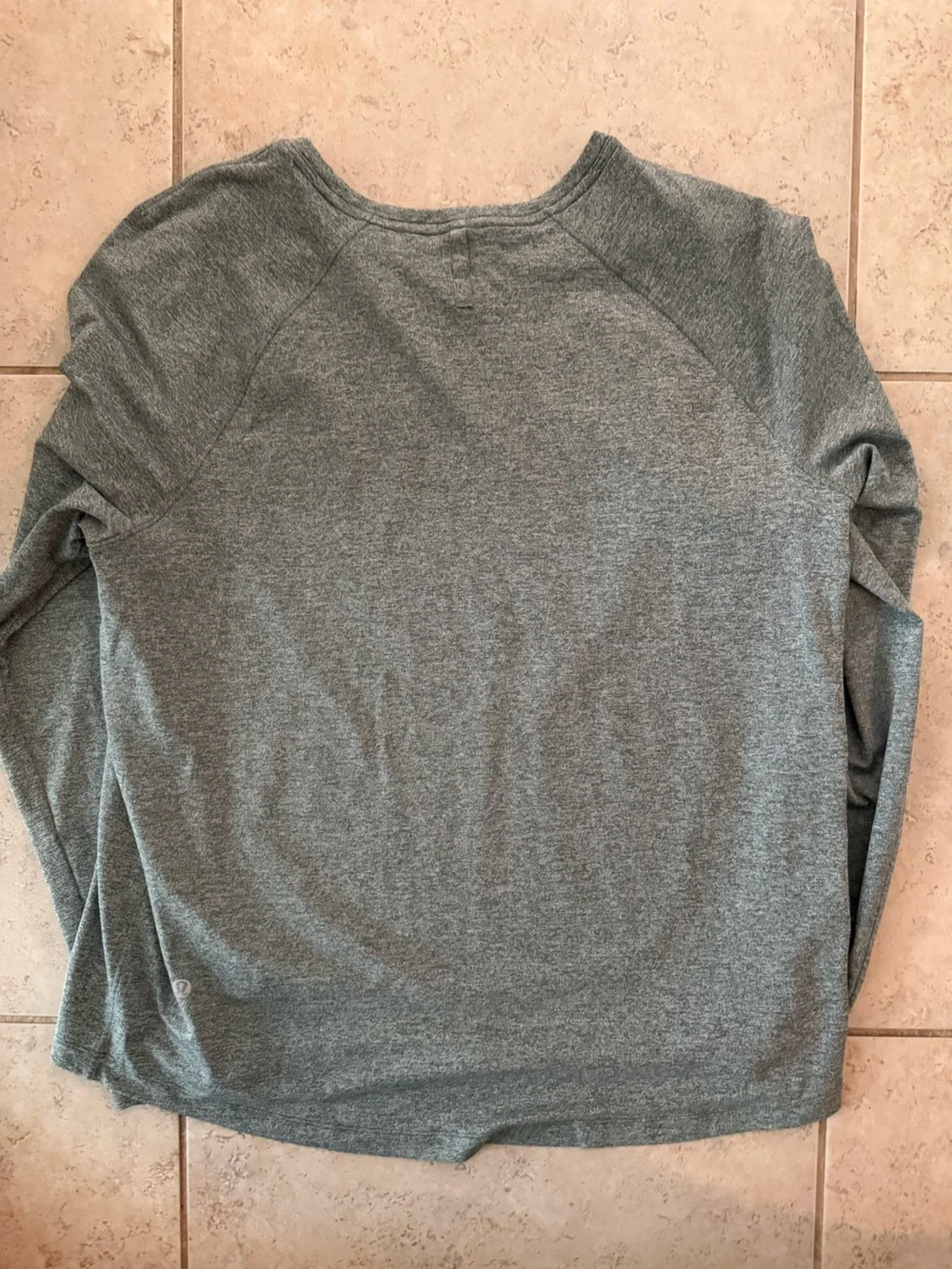 Lululemon Shirt Womens Large long sleeve training shirt Heathered